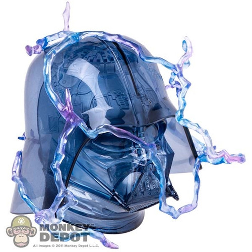 Head: Hot Toys Darth Vader Helmet (LED Light-Up Function) w/ Lightning Effect (READ NOTES)