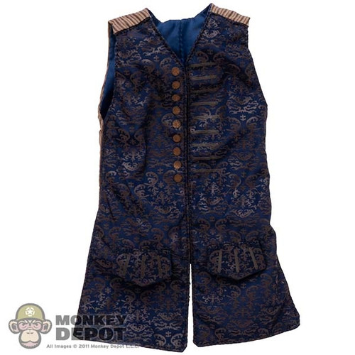 Vest: Hot Toys Mens Brown and Blue Vest