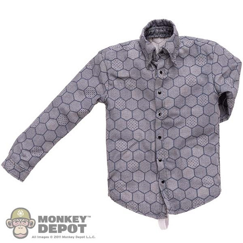 Shirt: Hot Toys Patterned Long Sleeve Shirt