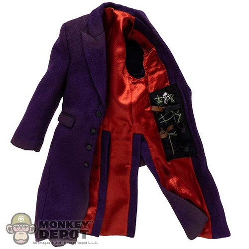 Coat: Hot Toys The Joker Purple Trench Coat (Weathered)