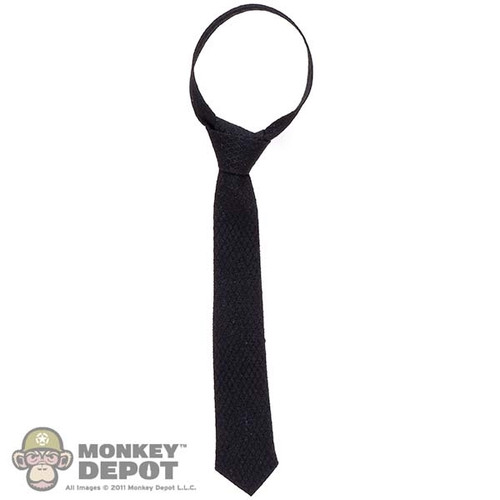 Tie: Hot Toys Mens Black Neck Tie (Diamond Pattern)