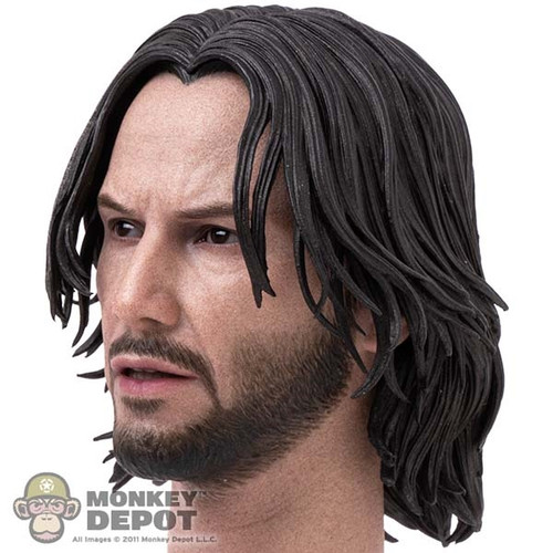 Head: Hot Toys John Wick w/ Rolling Eyes and Interchangeable Hair