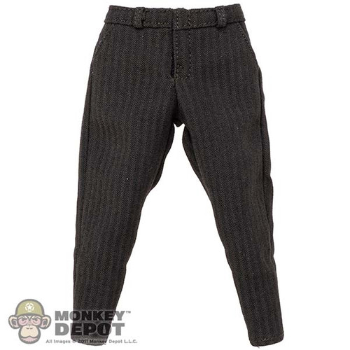 Pants: Hot Toys Short Green Striped Pants