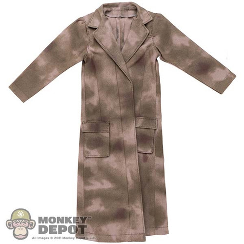 Jacket: Hot Toys Mens Long Camouflage Coat