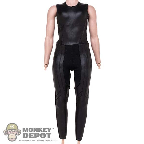 DAMAGED Outfit: Hot Toys Female Mighty Thor Black Body Suit (READ NOTES)