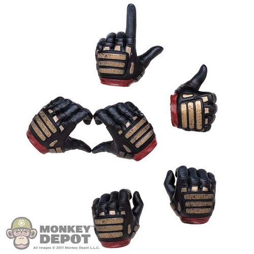 Hands: Hot Toys Deadpool 6 Pc Hand Set (Battling Version)