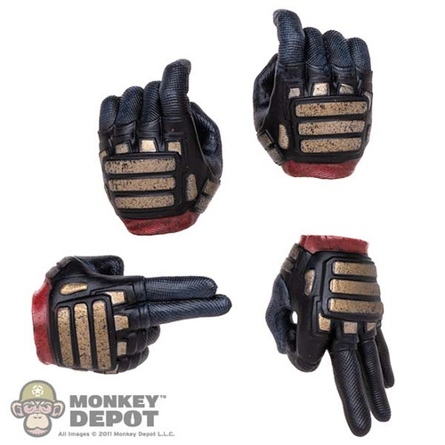 Hands: Hot Toys Deadpool 4 Pc Hand Set (Battling Version)