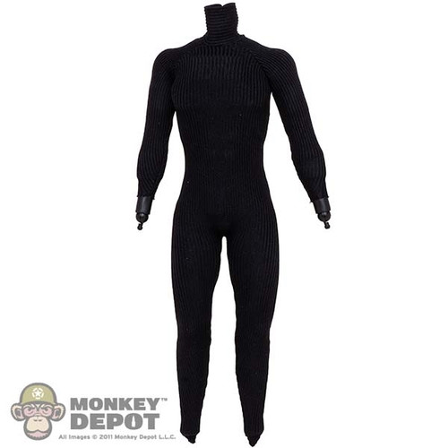 Suit: Hot Toys Mens Black Undersuit (Body Not Included)