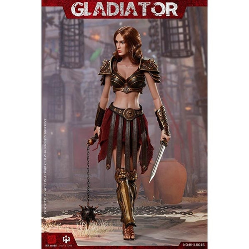 Boxed Figure: HY Toys Empire Legion-Empire Gladiator, Imperial Female Warrior Set of Red (HY-HH18019)
