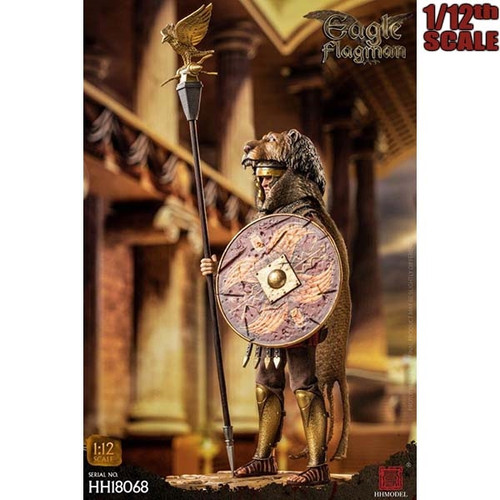 Boxed Figure: HY Toys 1:12 Imperial Legion Rome Eagle Flagman (HY-HH18068)