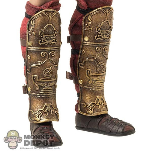 Armor: HY Toys Mens Metal Leg Armor