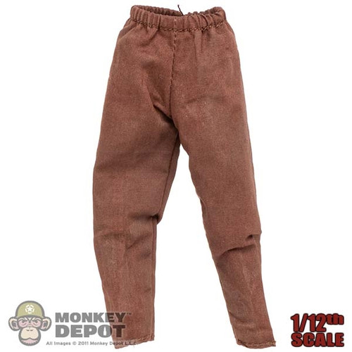 Pants: HY Toys 1/12 Mens Brown Pants