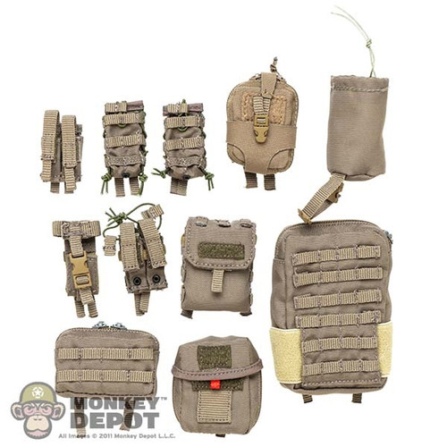 Pouches: King's Toy 11 Piece Pouch Set
