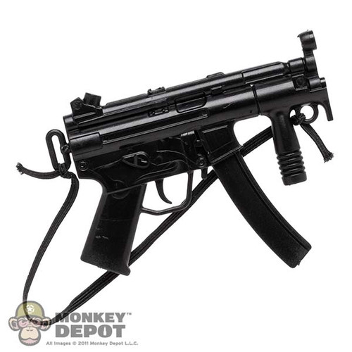 Weapon: KadHobby Molded Black MP5 w/ Grip and Elastic Sling