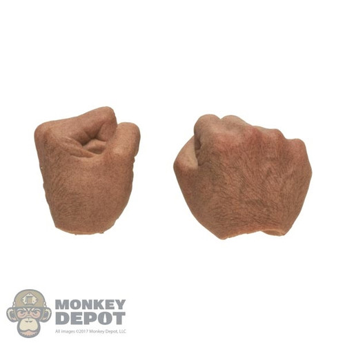 Hands: West Toys Mens Fists w/Painted Hair