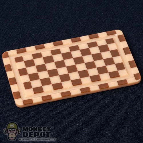 Tray: Miniverse Brown Checkered Tray