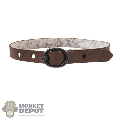 Belt: Mini Times Mens Brown Leather-Like Belt