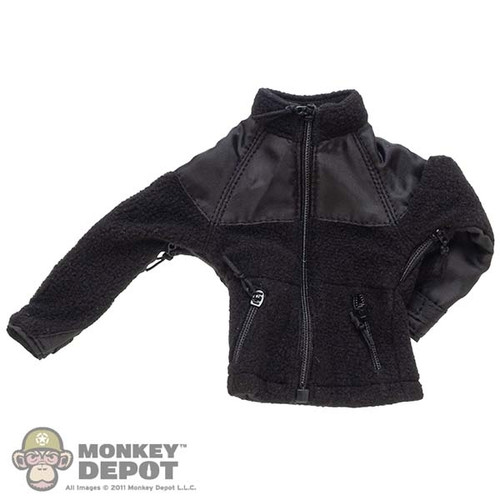 Jacket: Mini Times Mens Black Polartec Classic 300 Fleece