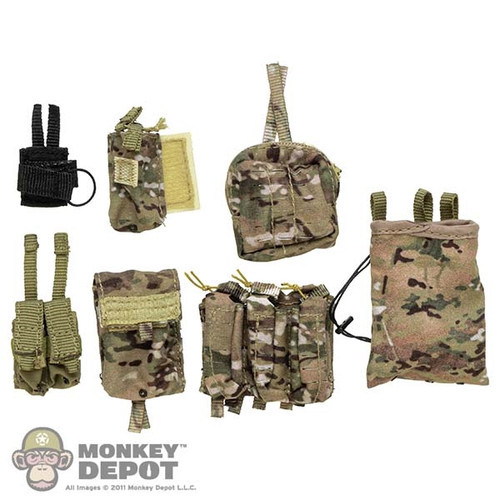 Pouch: Mini Times 7 Piece Multicam Pouch Set