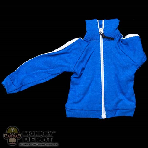 Coat: Mini Times Mens Blue Track Jacket