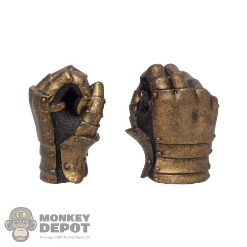 Hands: TBLeague Female Molded Gold Armored Fist