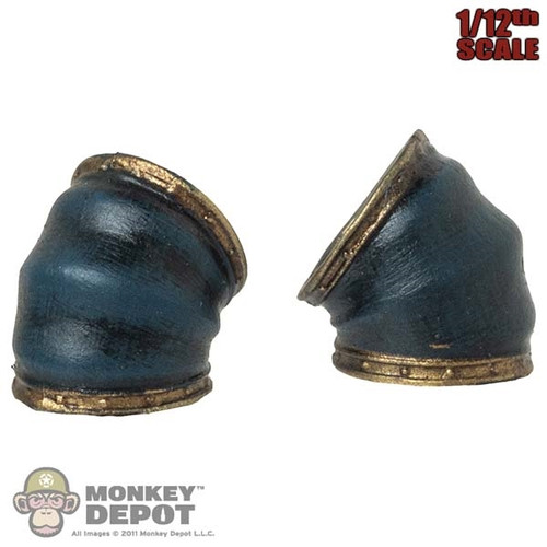Armor: TBLeague 1/12th Molded Female Blue Elbow Guards