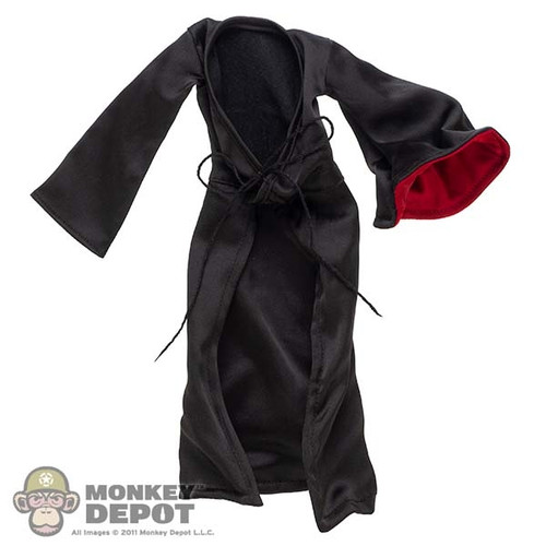 Outfit: TBLeague Female Black Silk-Like Robe (READ NOTES)