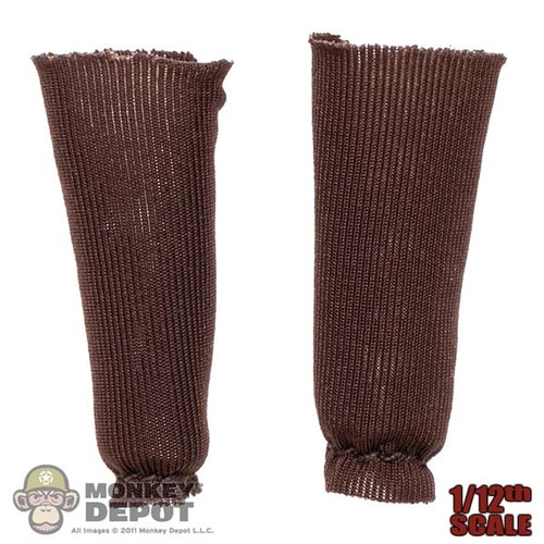 Socks: TBLeague 1/12th Mens Brown Leg Covers