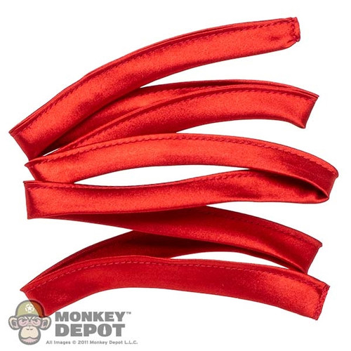 Sash: TBLeague Long Red Satin Wired Sash