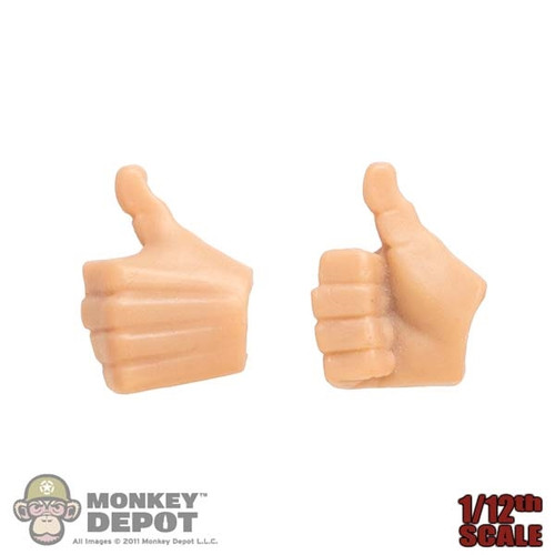Hands: POP Toys 1/12th Mens Thumbs Up Hands