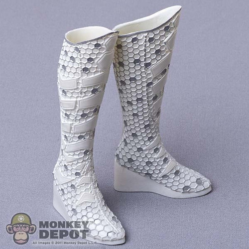 Shoes: Super Duck Female Molded Wedge Heel Tall Boots