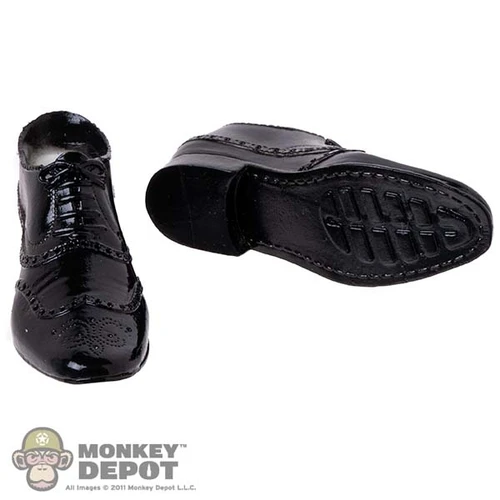 Shoes: SFL Studio Mens Molded Black Dress Shoes