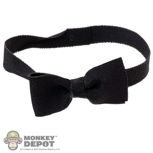 Tie: Supermad Toys Mens Black Bowtie