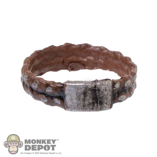 Bracelet: Soldier Story Mens Molded Braided w/ Metal Plate