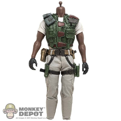 Figure: ThreeZero Roadblock w/Seamless Arms and Gear