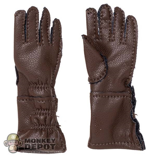 Gloves: Ujindou Mens Leather-Like Fallschirmjager Gloves