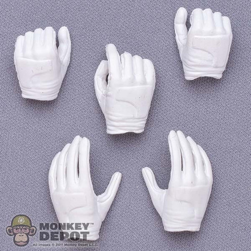 Hands: Very Cool Female White Molded Gloved Hands
