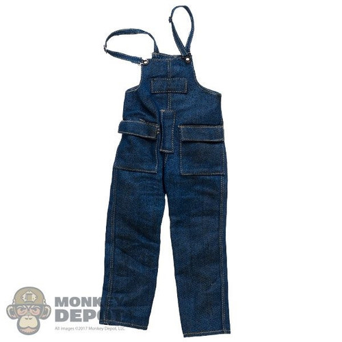 Bib: World Box Mens Weathered Denim Overalls (READ NOTES)