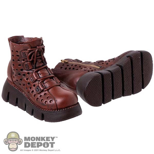 Shoes: World Box Female Brown Shoes (WB-GS01)