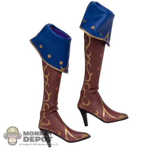 Shoes: War Story Female High Heel Pirate Boots