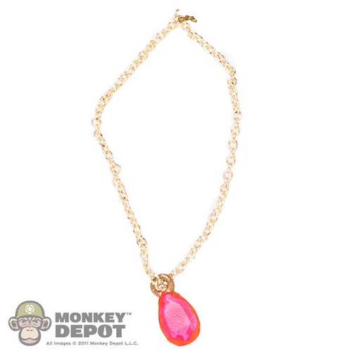 Jewelry: War Story Female Pink Gemstone Necklace