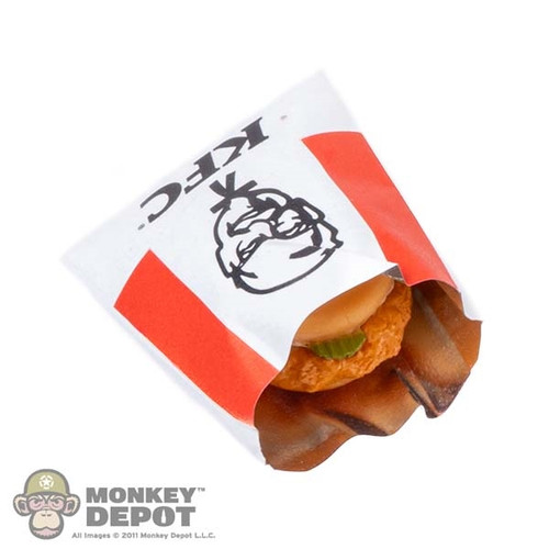 Food: KFC Fried Chicken Sandwich with Foil Bag