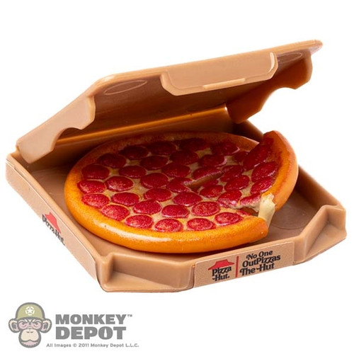 Food: Mini Brands Pizza Hut Pepperoni Stuffed Crust Pizza (Frozen Moment)