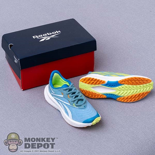 Shoes: Mini Brands Reebok Blue/Green Running Sneakers w/ Box