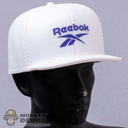 Hat: Mini Brands White Reebok Cap w/ Purple Logo