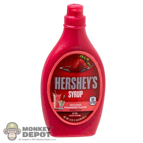 Food: Mini Brands Hershey's Strawberry Syrup Bottle