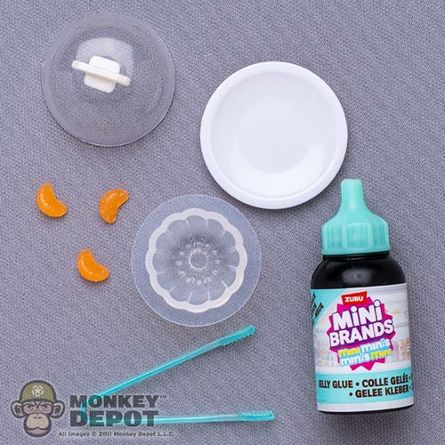 Resin: Mini Brands Mandarin Orange Jello w/ Plate and Mold (RESIN; READ NOTES)