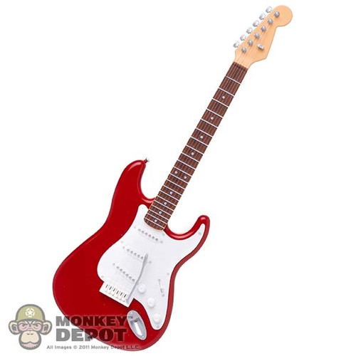 Instrument: ZY Toys Red Electric Guitar w/ Strap (Dark Neck) (READ NOTES)