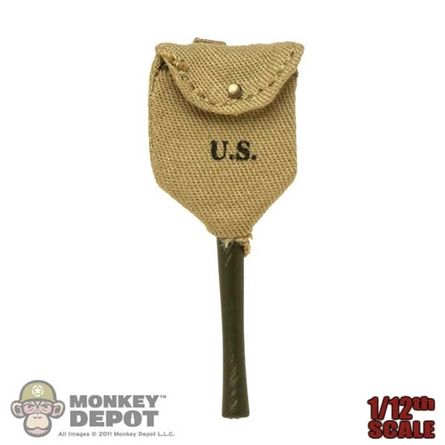 Shovel: CrazyFigure 1/12th WWII Entrenching Tool w/Cover (CFL0169)