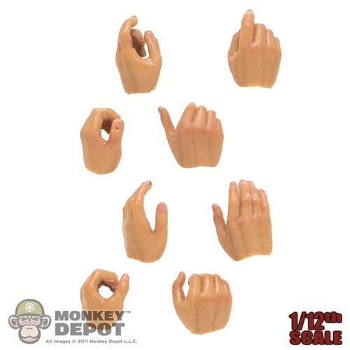 Hands: DiD 1/12th Mens Hand Set (DL4161)